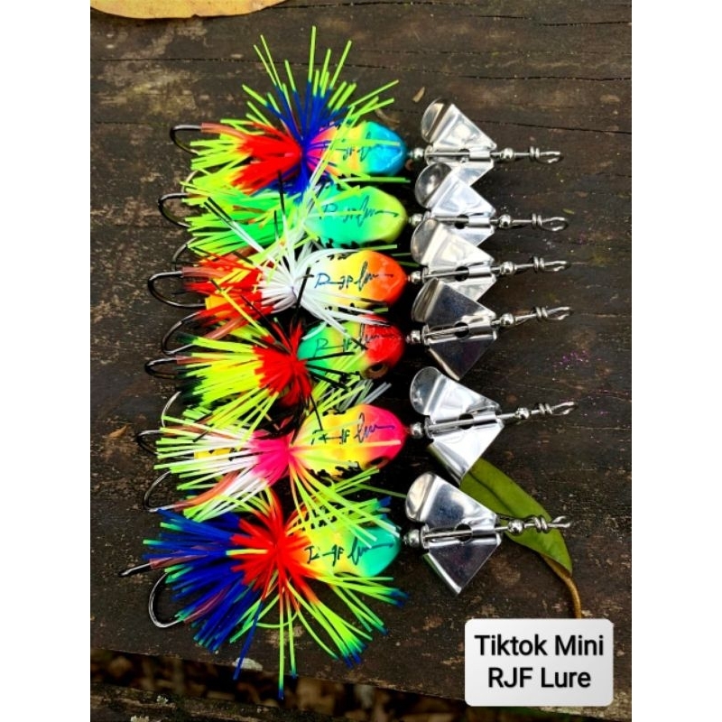 TIKTOK MINI RJF LURE. DOMPENG MINI. umpan top water. umpan casting. umpan gabus. umpan mainan. umpan