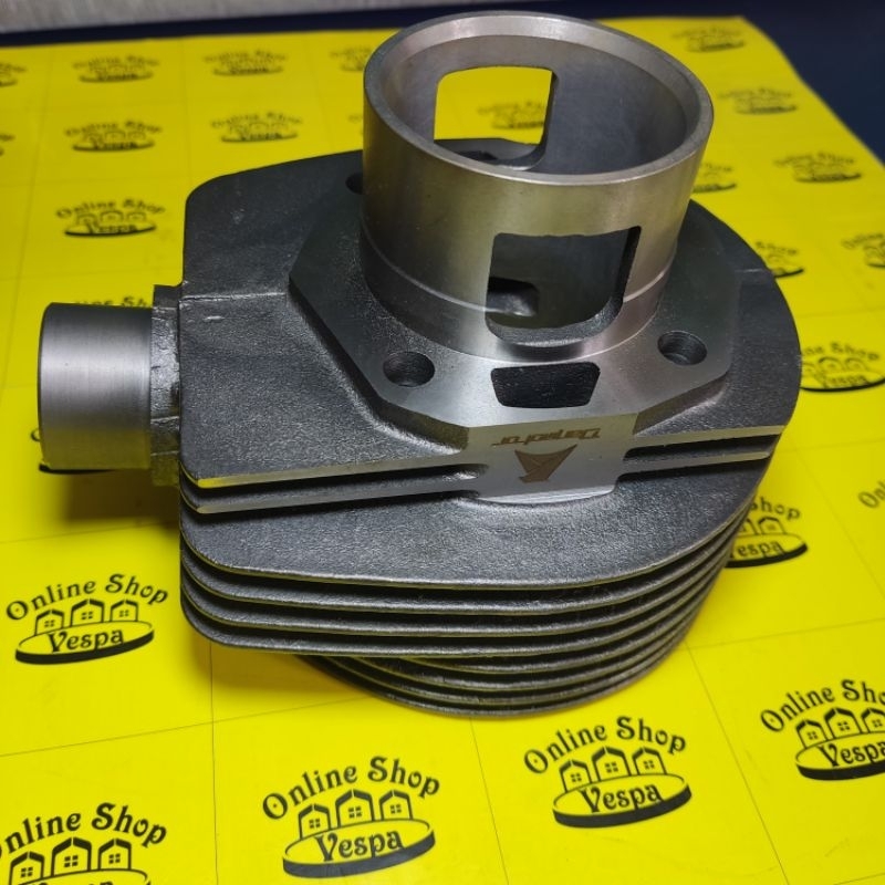 Blok Seher Vespa Super / Blok Silinder Vespa / Blok Piston Vespa Super Sprint Lubang 2 Danmotor