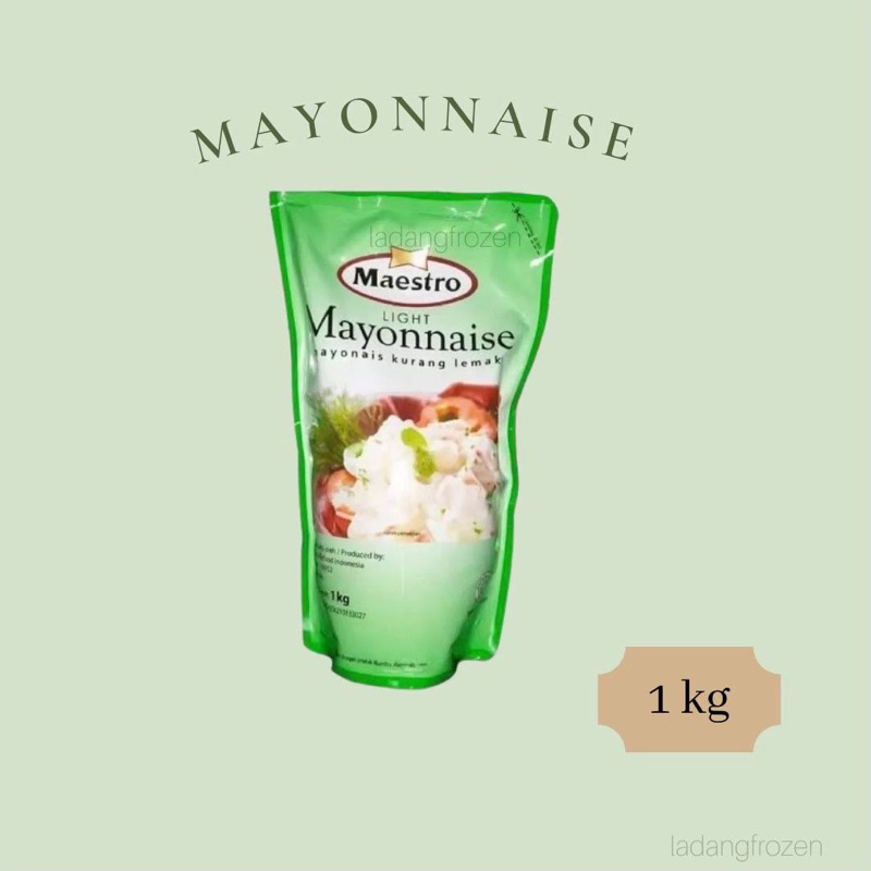 

Maestro Mayonaise 1kg *Kurang Lemak