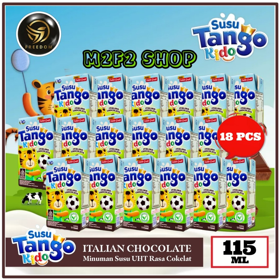 

Susu Kids Tango Kido Italian Chocolate | Cokelat Kotak UHT - 115 ml (Kemasan 18 Pcs)