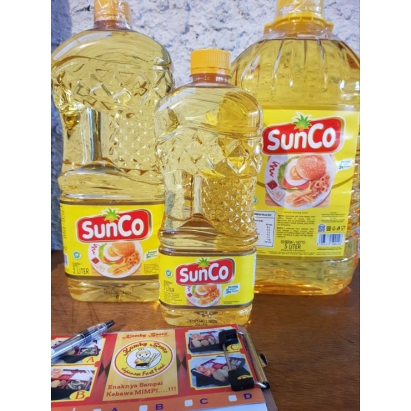 

Sunco minyak goreng botol 2 liter