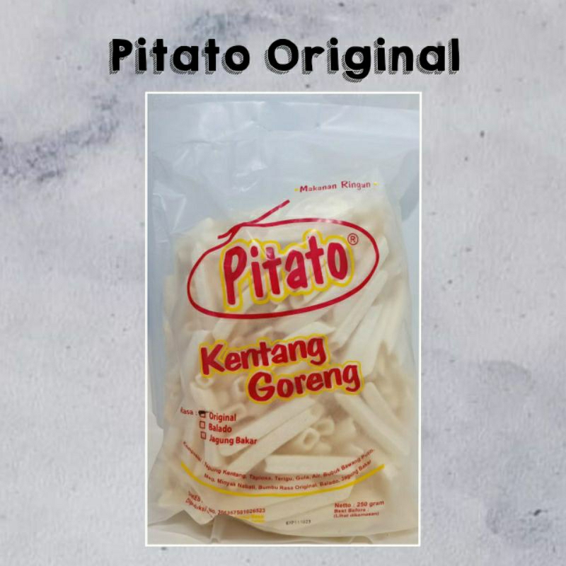 

Pitato Kentang Original & Balado 250 gram