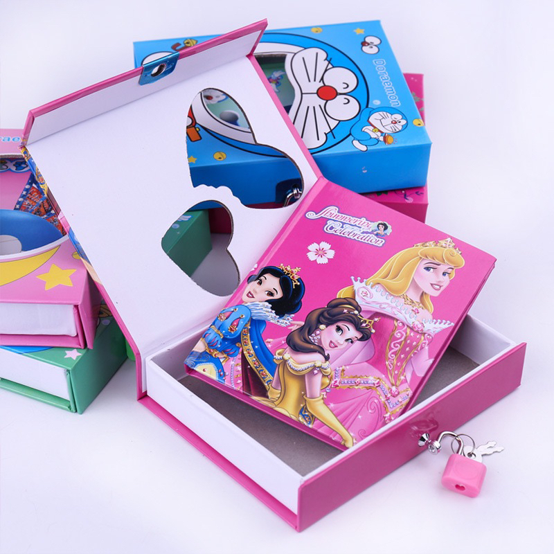 

DIARY GEMBOK KUNCI UKURAN A6 GAMBAR FROZEN, PONY, BT21