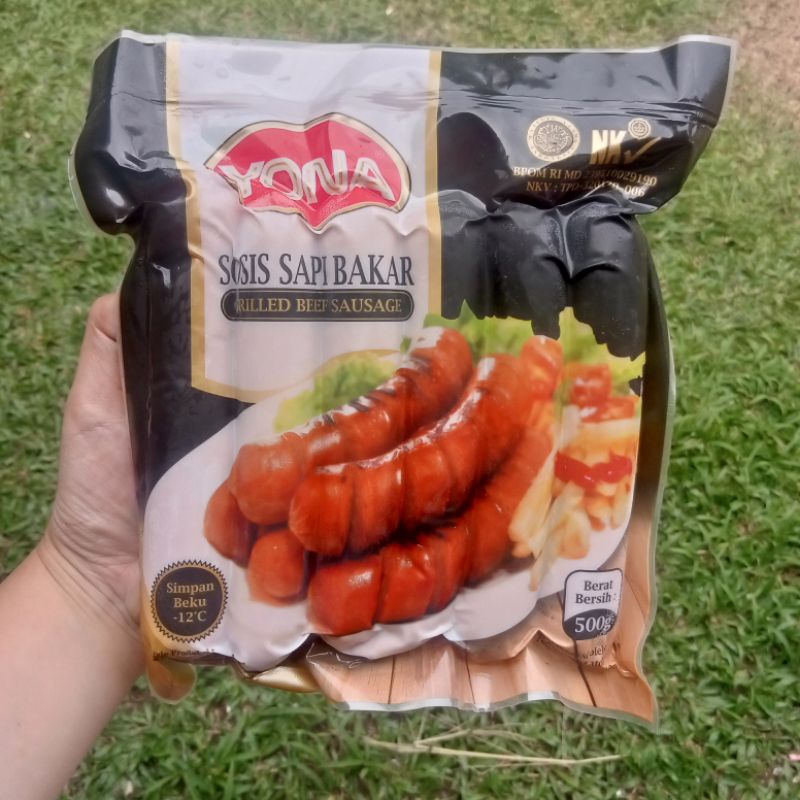 

Yona sosis sapi bakar jumbo 500gr