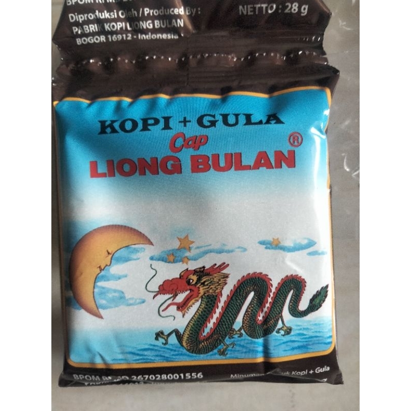 

kopi liong cap bulan plus gula
