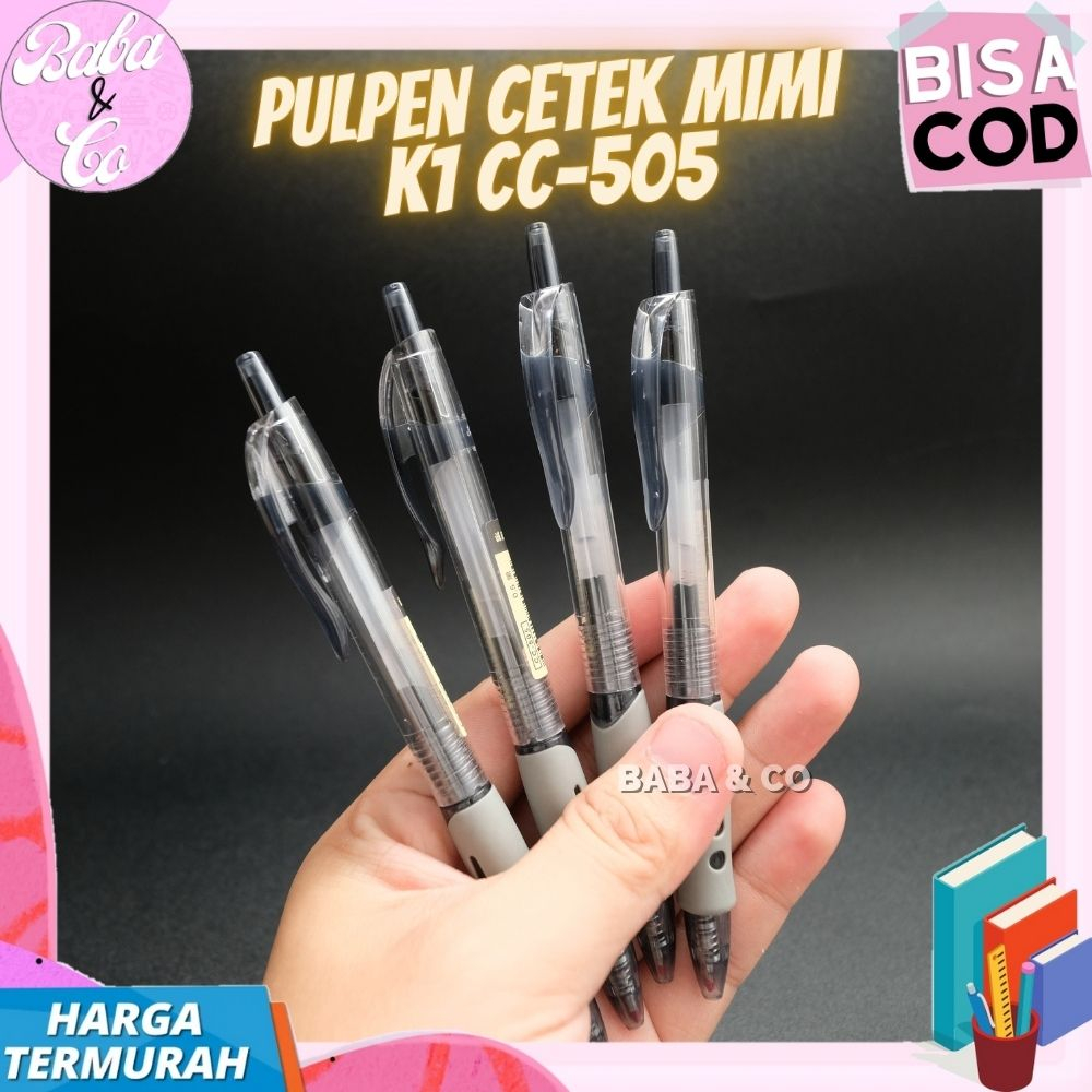 

PULPEN CETEK MIMI K1 CC-505 PEN MEKANIK GEL TINTA HITAM SARASA MURAH PEN GEL MEKANIK HITAM CETEK ALAT TULIS KANTOR GROSIR