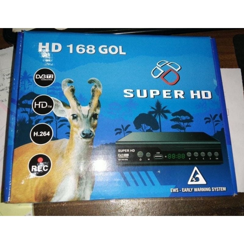 STB ready stok. set top box TV analog