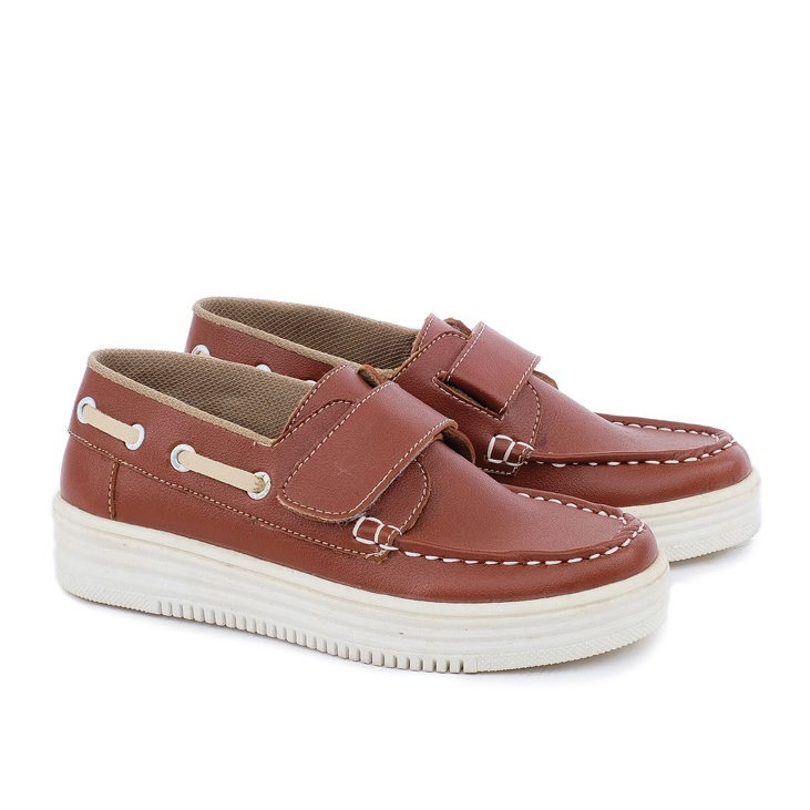 Sepatu Anak Laki-Laki Garsel Shoes GMU 9674 Coklat