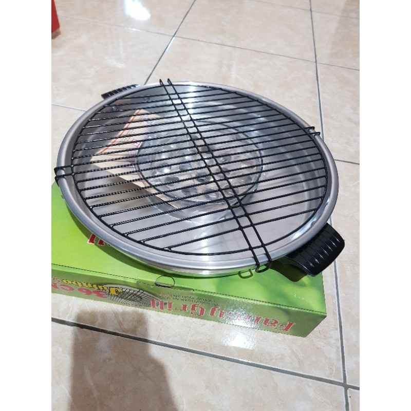 Fancy Grill jumbo 36 cm/Panggangan Putar Maspion