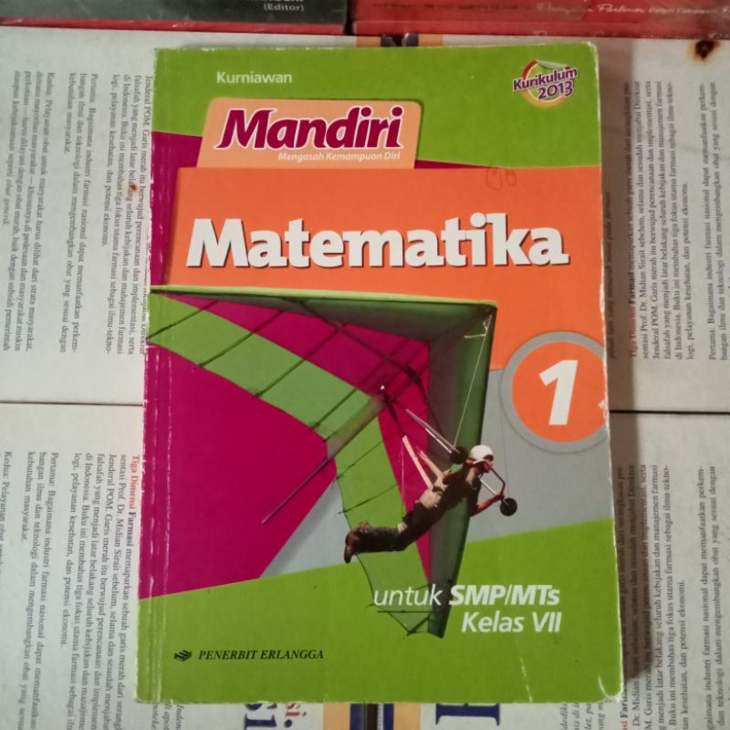 MANDIRI MATEMATIKA UNTUK SMP KELAS 7 Kurniawan