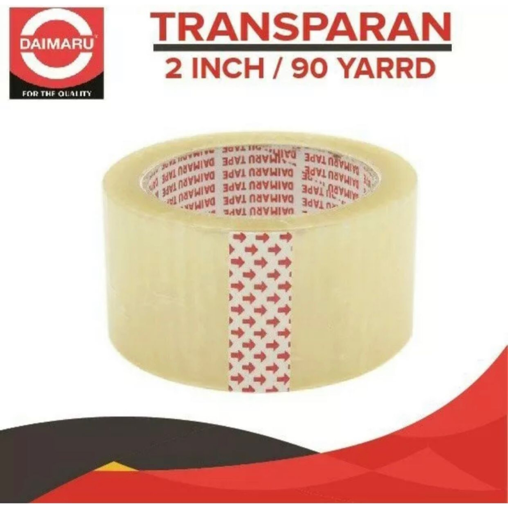 

LAKBAN DAIMARU ORIGINAL 48MM X 90YARD BENING DAN COKLAT TERLARIS