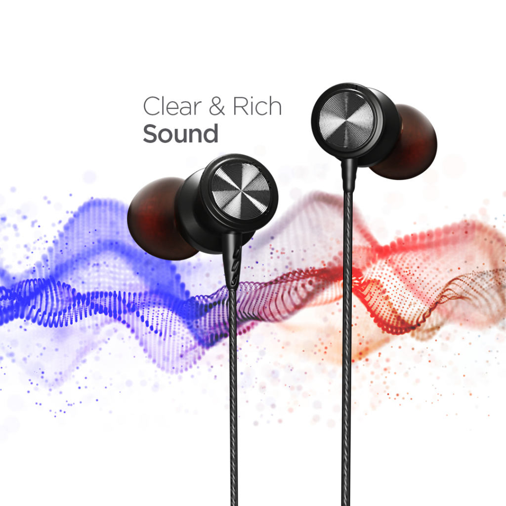 Inbox MI-4 Headset Earphone Jack 3.5mm Stereo Bass with Mic and Volume Control