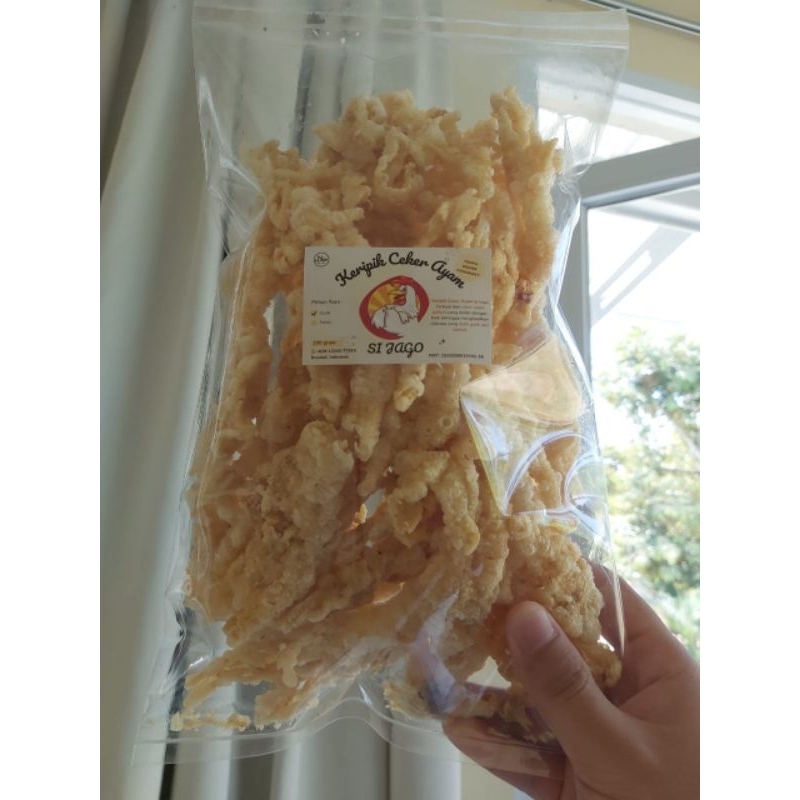 

Keripik Ceker Ayam 200 gram Kerupuk Ceker Ayam