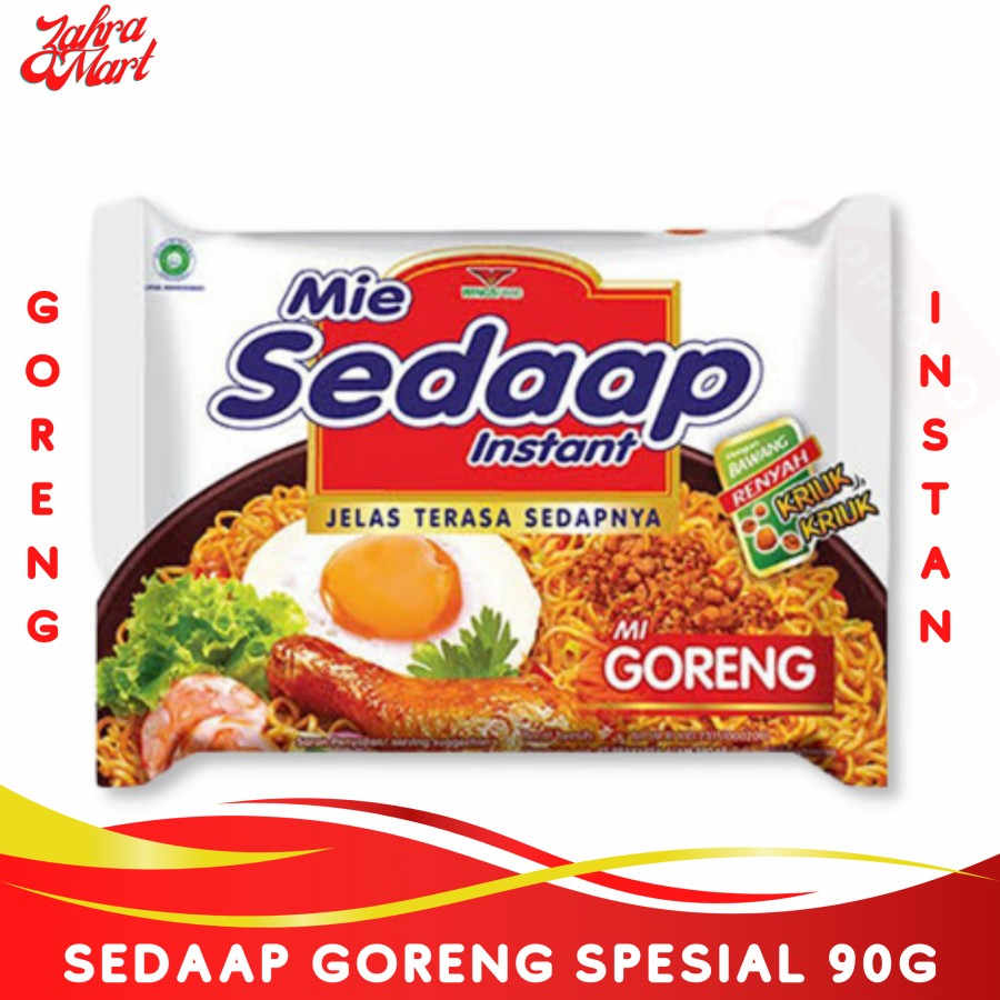 

Sedaap Mie Instan Goreng 90Gr 1 Pcs/Satuan