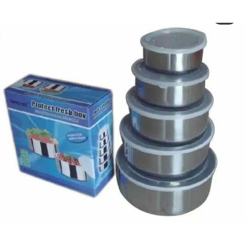 Rantang Stainless / rantang susun 5 / rantang free tutup