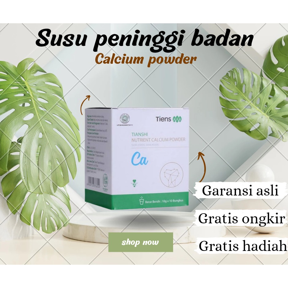 SUSU PENINGGI BADAN TERBAIK DI DUNIA | NUTRIENT CALIUM POWDER