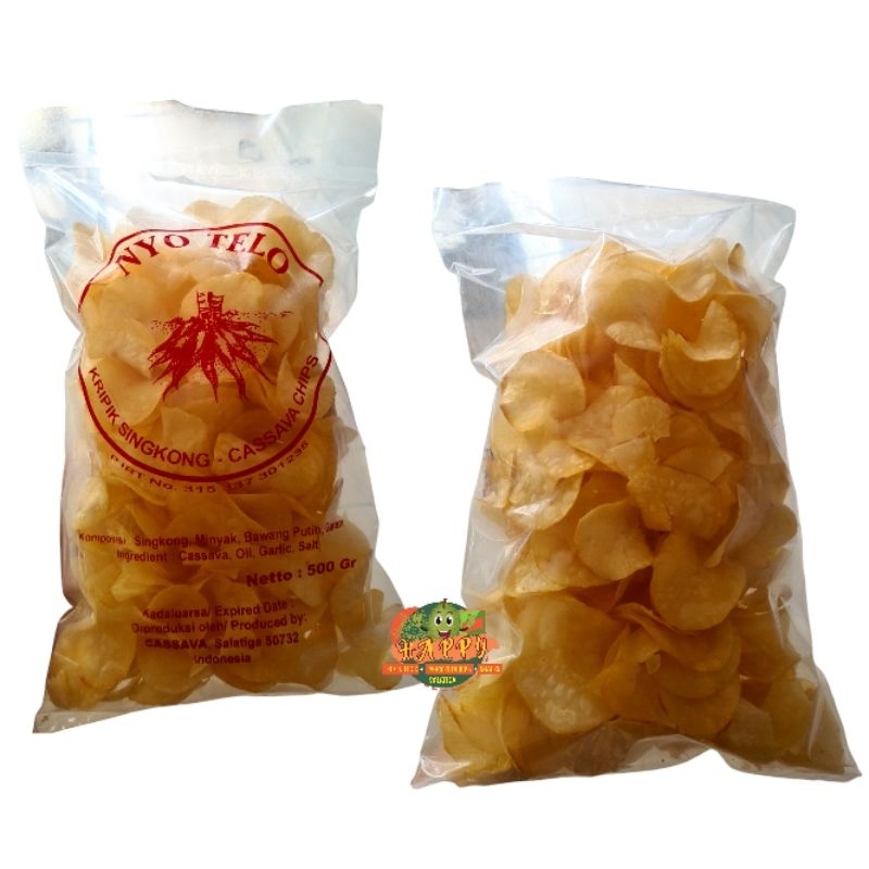 

NYO TELO Ceriping Keripik Singkong Cassava Salatiga 500gram