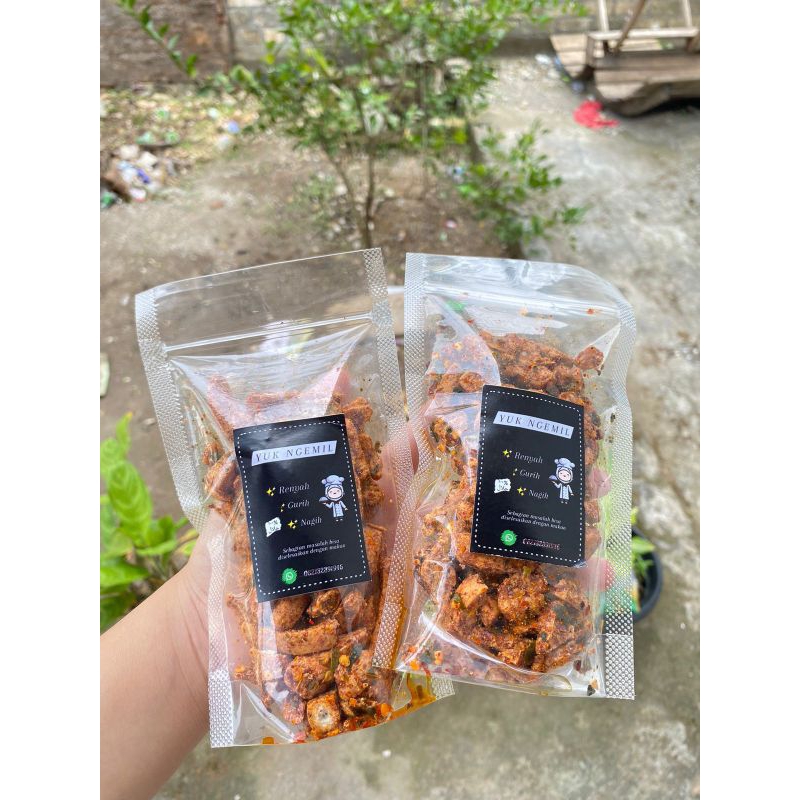 

Basreng pedas daun jeruk