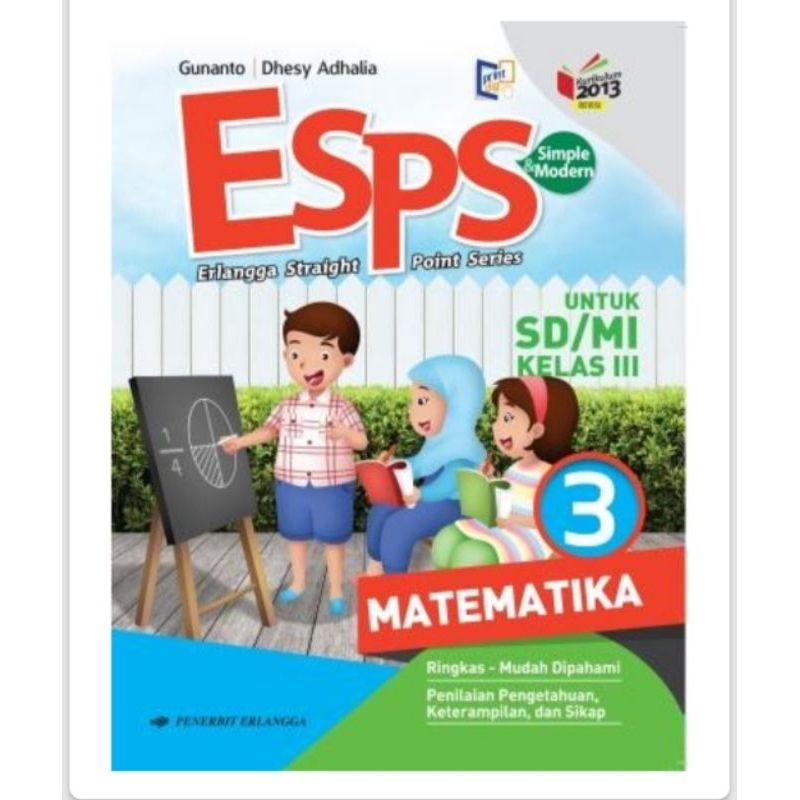 

Esps matematika SD kelas 3/jilid 3 kurikulum K13 original