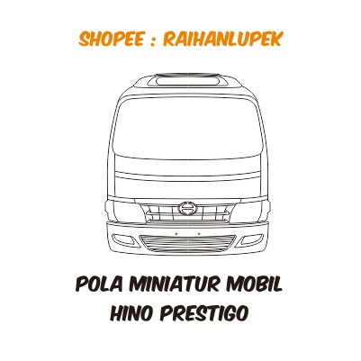 Pola Miniatur Mobil Hino Prestigo / Elf Hino / Dyna Elf