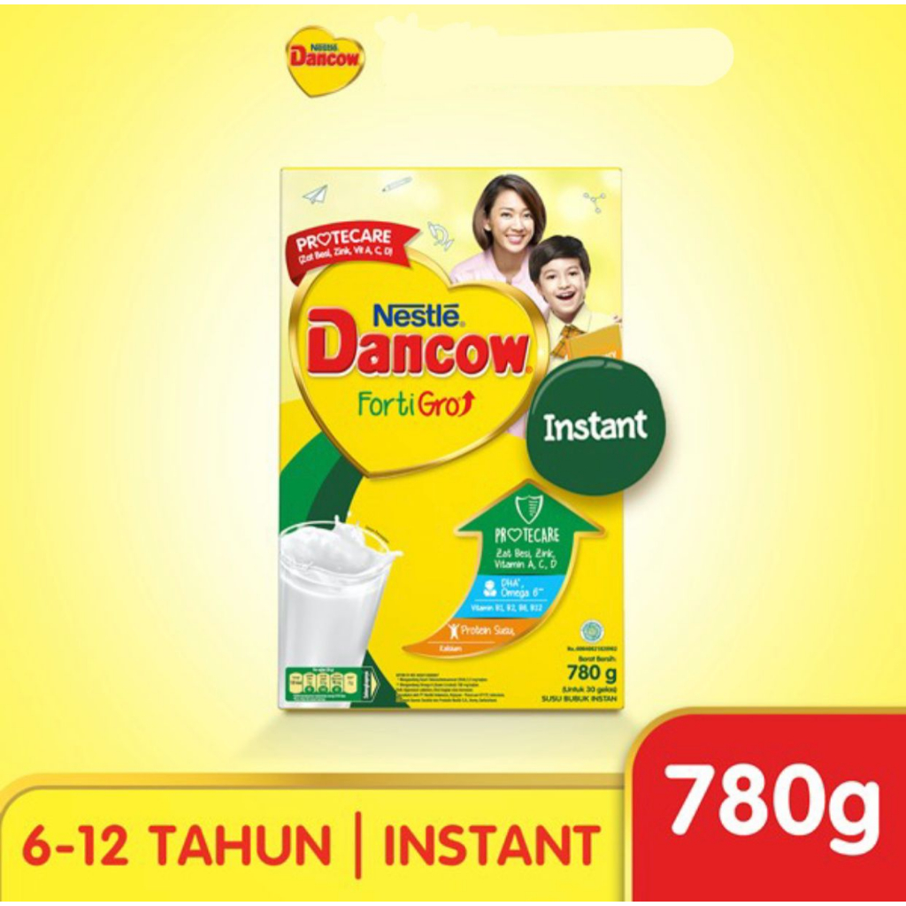 

NESTLE DANCOW FortiGro - Susu Bubuk Instant - Anak 6-12 Tahun - Box 780 gram