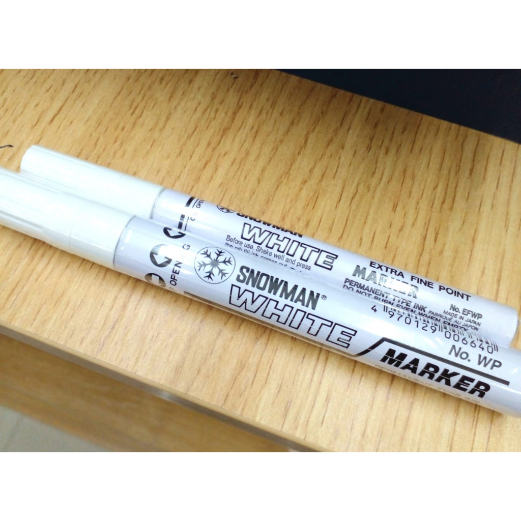 

PAINT MARKER SNOWMAN WHITE WP-12 / SPIDOL SNOWMAN PUTIH