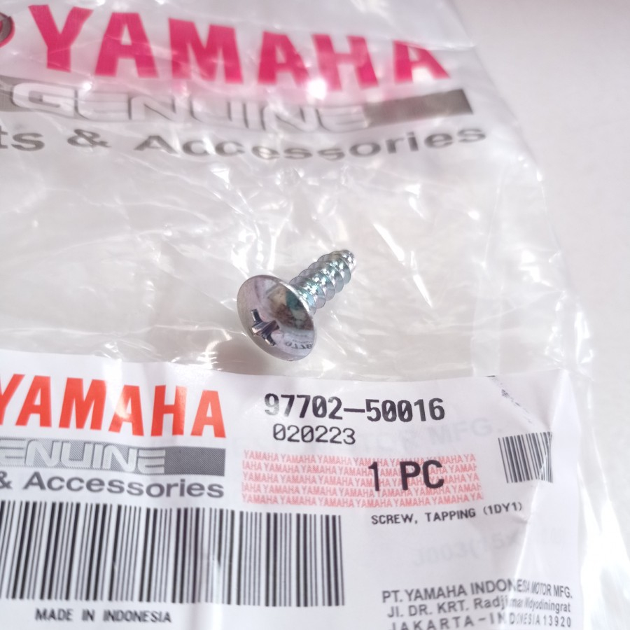 Baut, Screw Body Dek Bawah Yamaha Mio Sporty Smile Soul, Fino Karbu 97707-50016