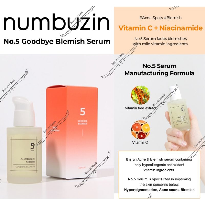 Numbuzin no 5 Goodbye Blemish Serum