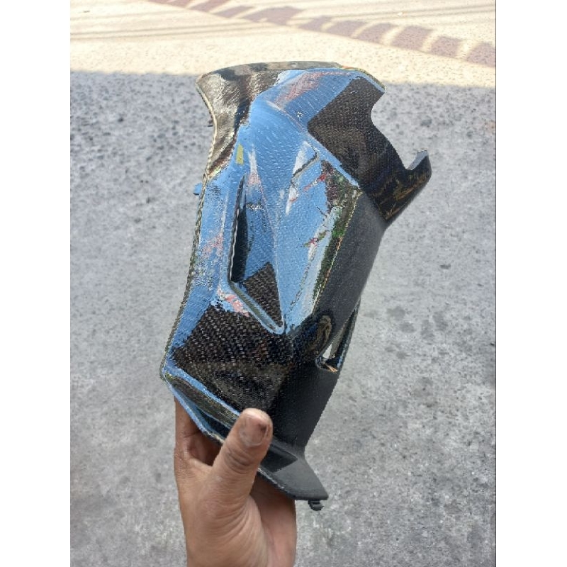 cover tutup mesin Vario 125 old karbon