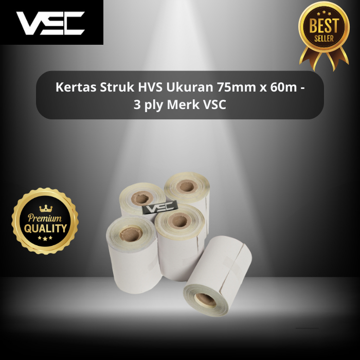 

KERTAS STRUK HVS 3PLY 75x60 PRINTER DOT MATRIX (PUTIH, KUNING, MERAH)