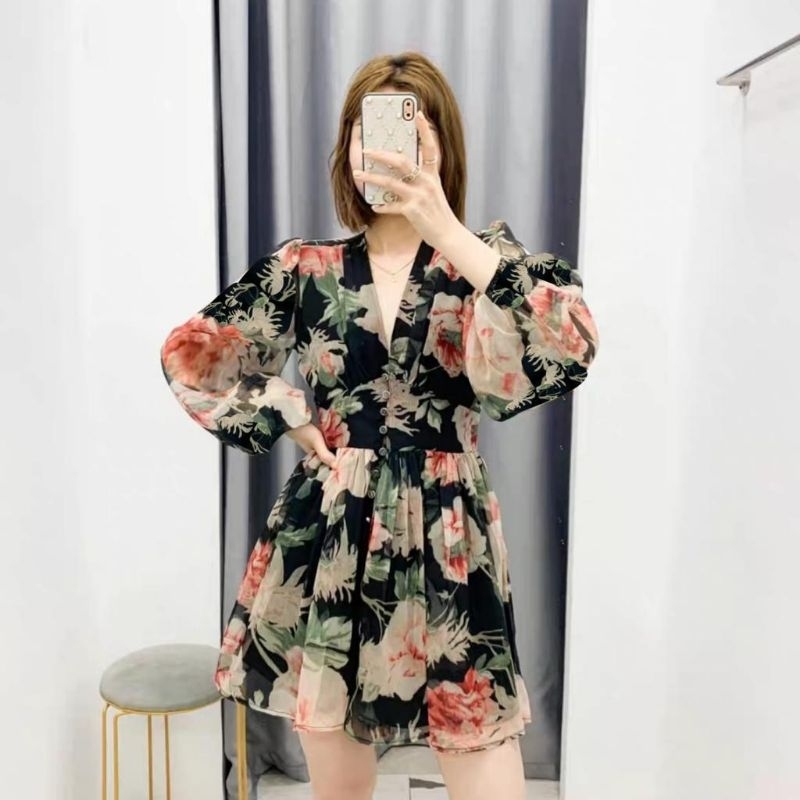 Tunik Bunga Twiscone Import | Tunik Import | Aynaaofficial