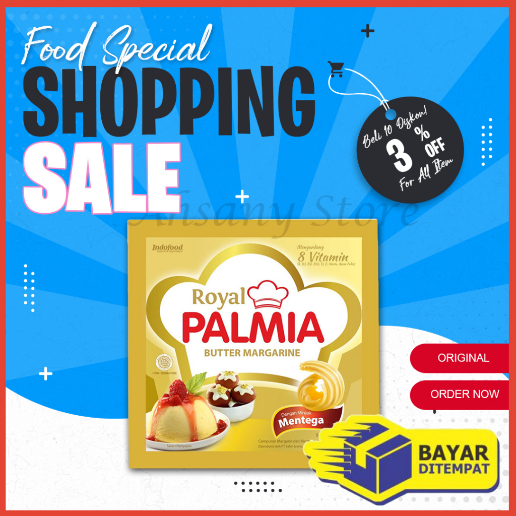 

Royal Palmia Butter Margarin 200gr