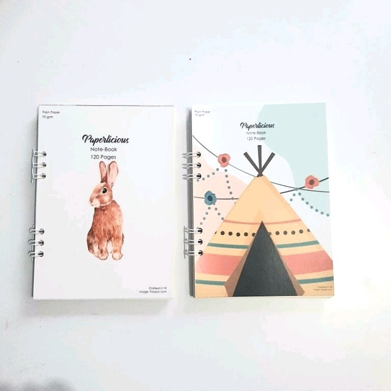 

Sketchbook/buku sketsa spiral A6 100 halaman bookpaper 70gsm cover berwarna
