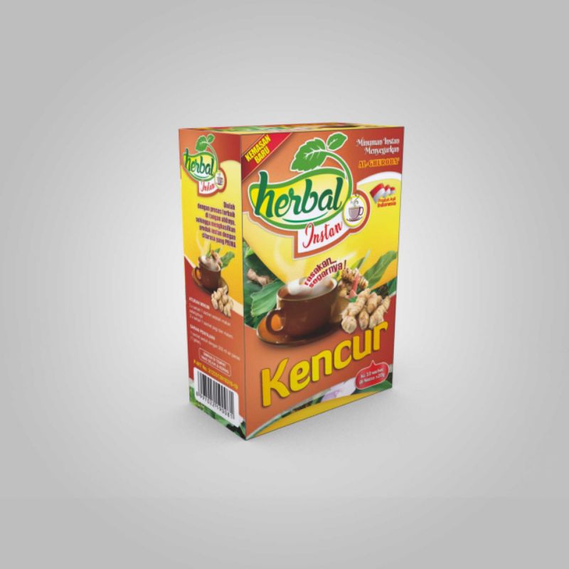 

minuman herbal kencur serbuk instan