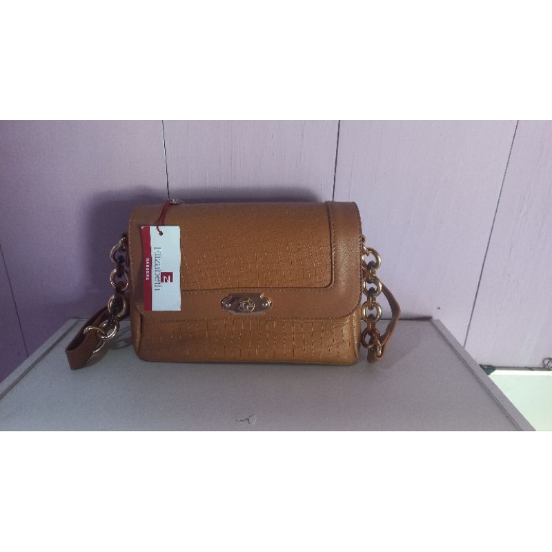 Preloved Tas Elizabeth Brown Like New | Preloved tas Branded | Preloved tas Wanita | Preloved tas El