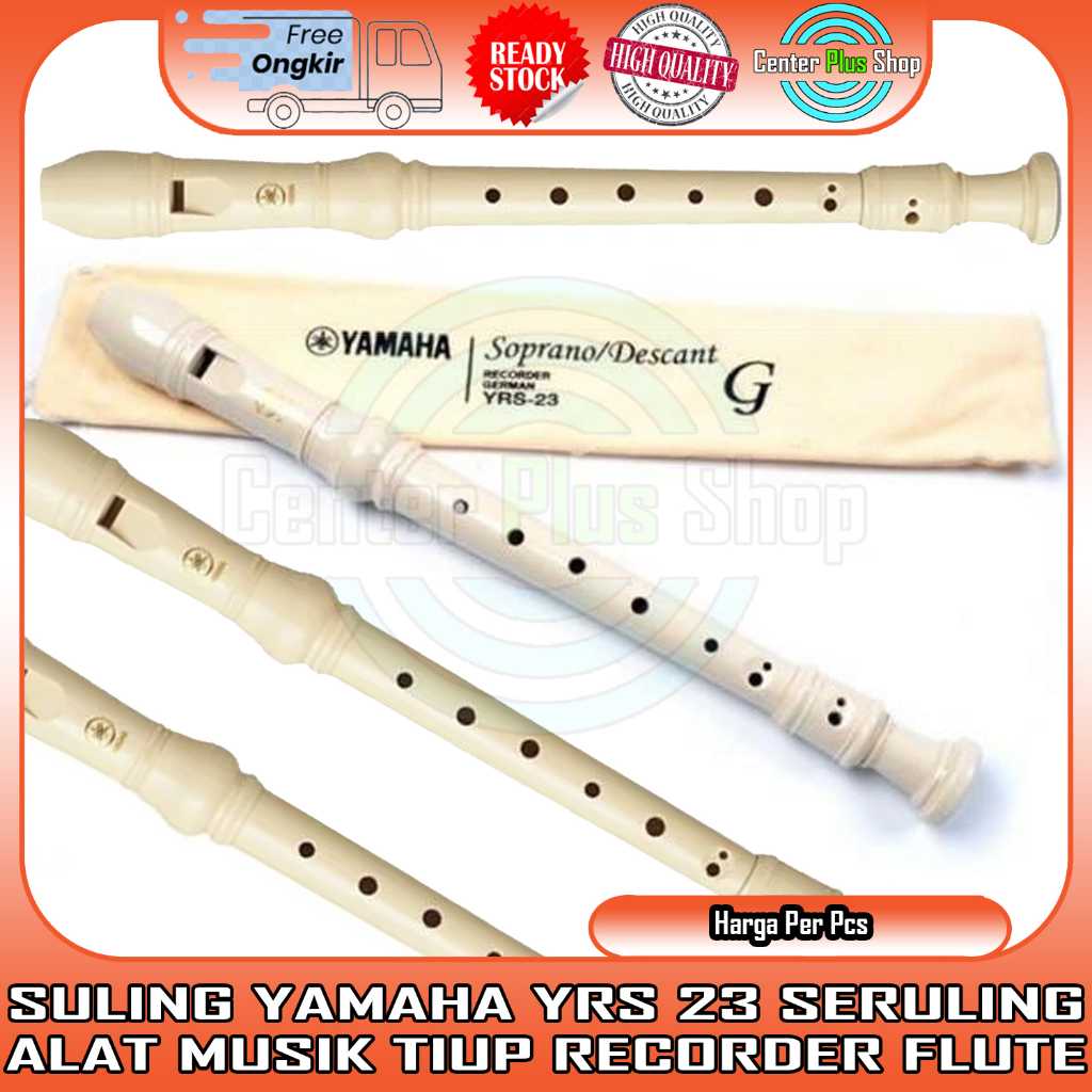 SULING YAMAHA YRS 23 SERULING ALAT MUSIK TIUP RECORDER FLUTE SRULING NADA PIPA PENIUP LAGU YRS23 PEN