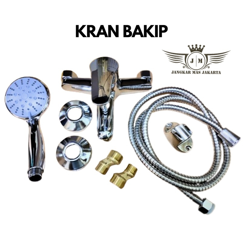 KRAN BAKIP SHOWER BANO KRAN BATHUB TOILET SET KRAN AIR DINGIN PANAS JKM