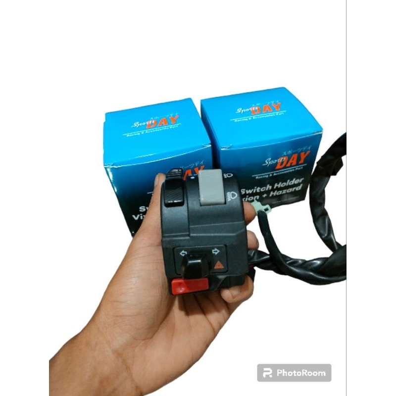 HOLDER KIRI VIXION HAZARD,HOLDER LAMPU KIRI HAZARD VIXION UNIVERSAL SEMUA MOTOR