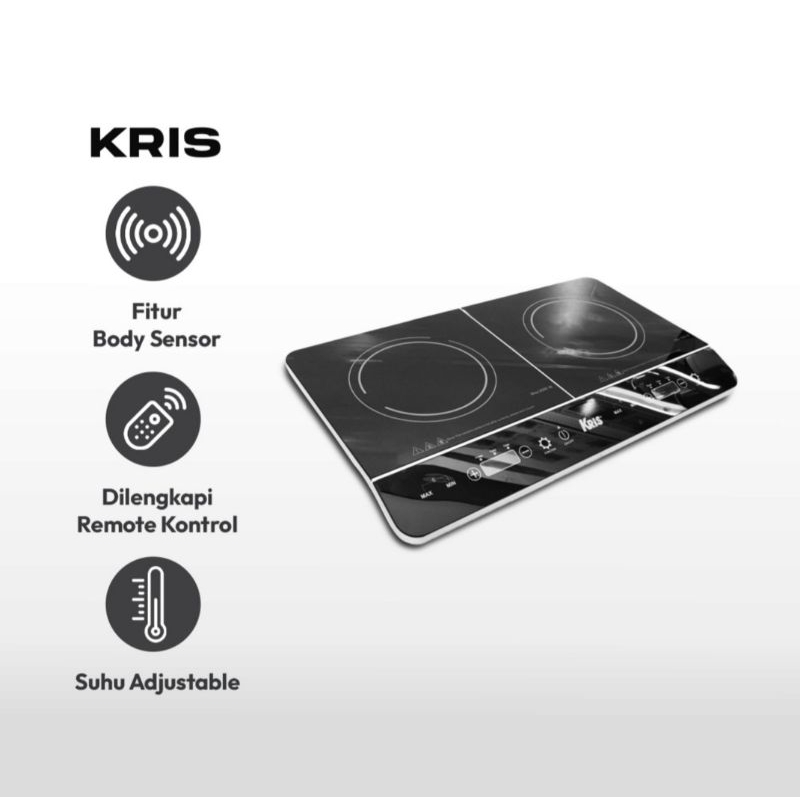 Kris Kompor Induksi 2 Tungku 3500 Watt