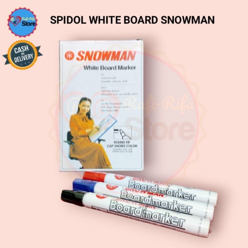 

Spidol White Board Snowman BG-12 / Pcs