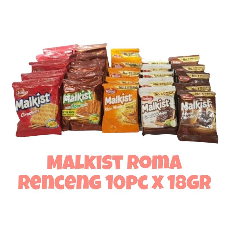 

PROMO!!! MALKIST ROMA RENCENG / 10pc