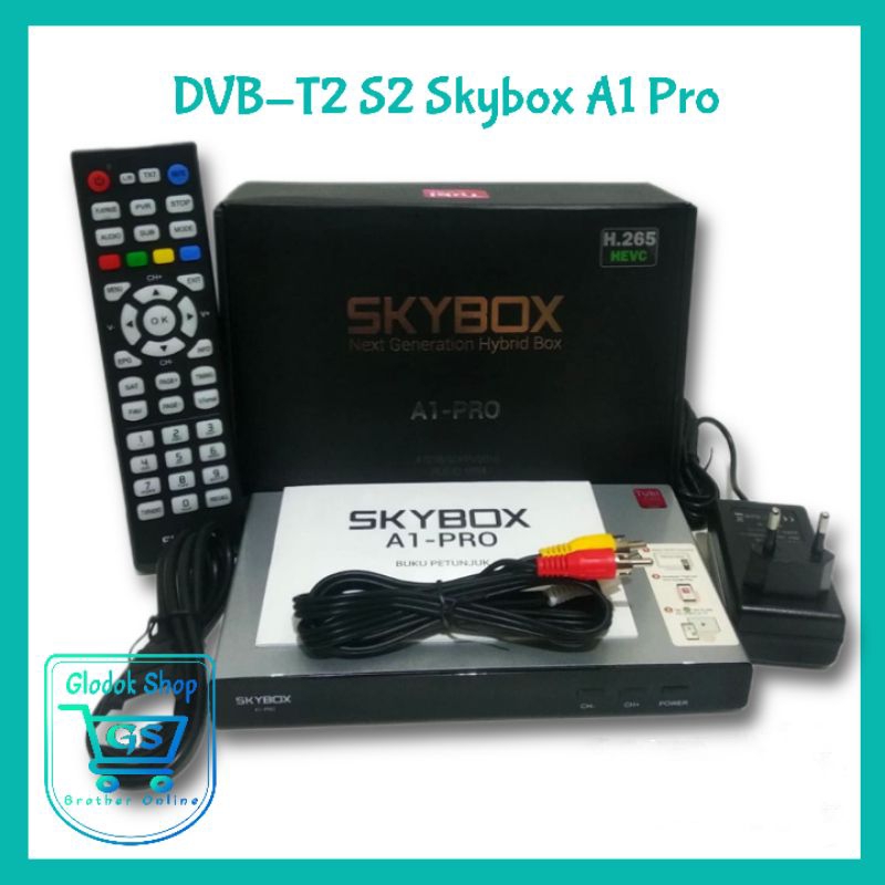 RECEIVER PARABOLA SKYBOX A1 PRO COMBO AVS PLUS H264 H265 HEVC DVB-S2 DVB-T2 SKYBOX A-1 PRO COMBO