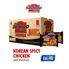 

SEDAAP MIE INSTANT KOREAN SPICY CHICKEN 90g (1 DUS ISI 40 BUNGKUS) MURAAH !!