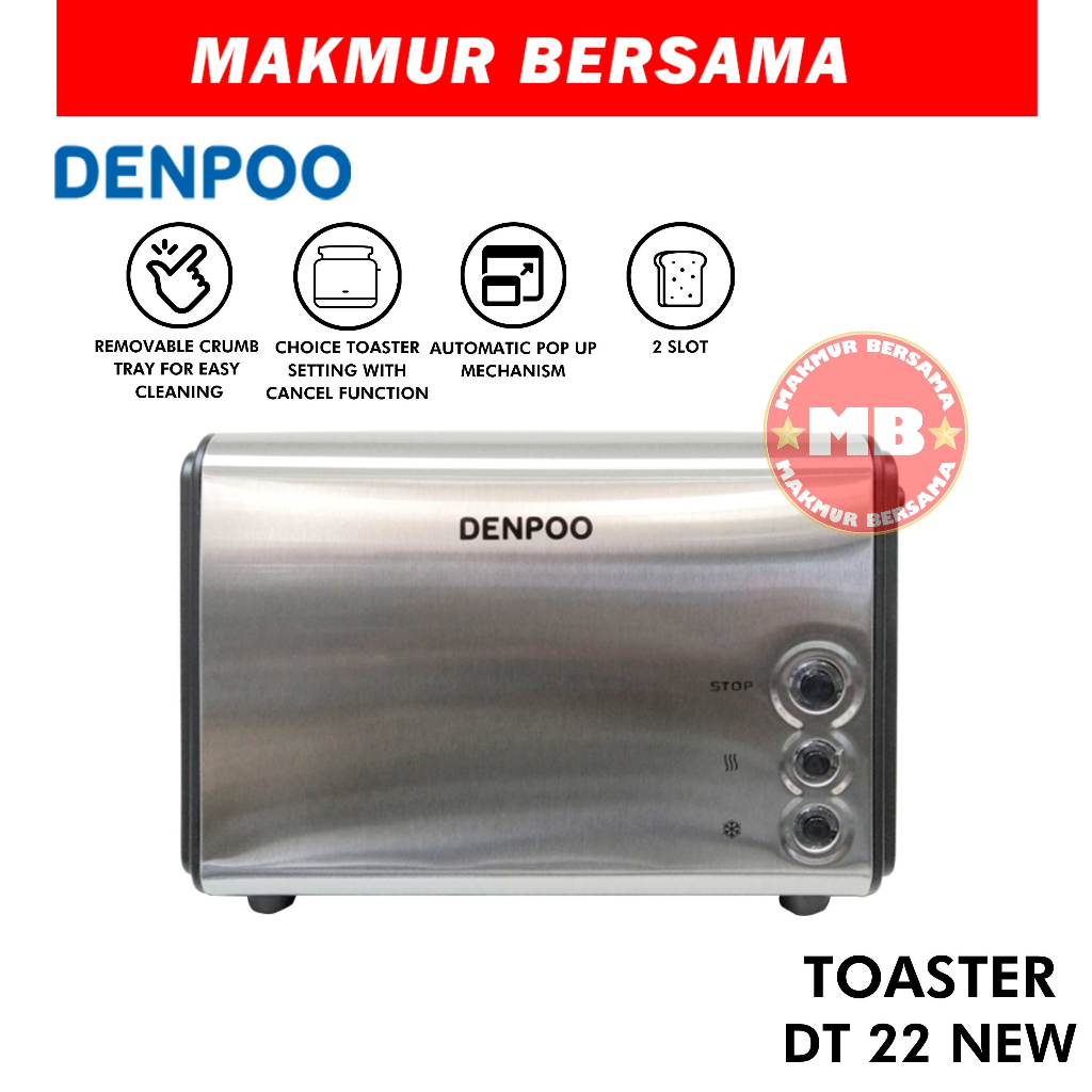 Denpoo Toaster Roti DT 022 D