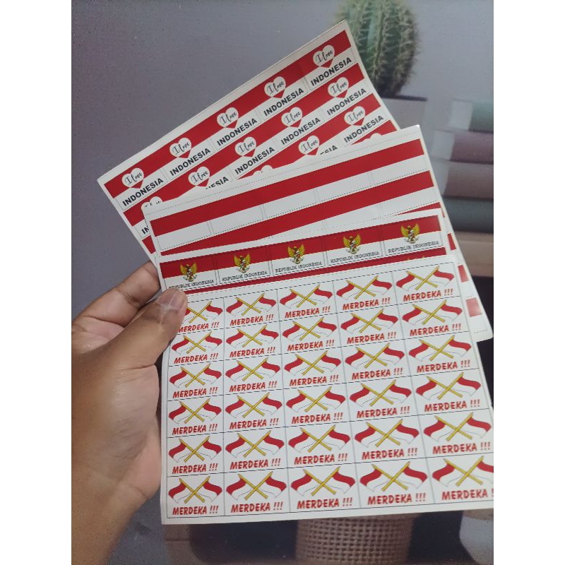

Stiker Pipi HUT RI 17 AGUSTUS ( ISI 30 PCS )