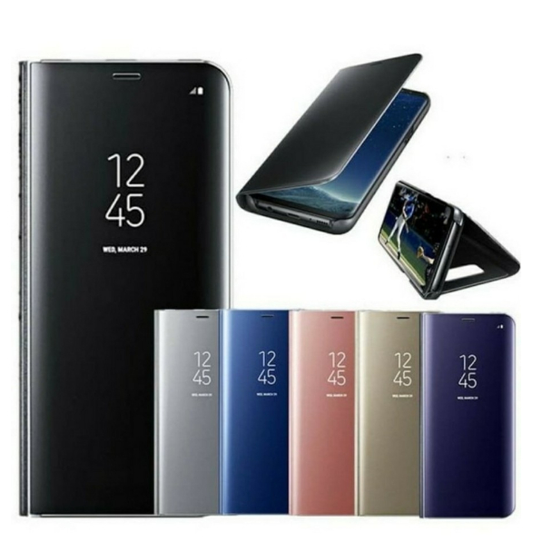 Samsung A02S A51 M11/a11 Clear View Cover Case Standing