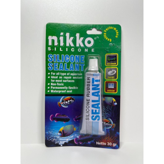 

Lem Silicone Sealent Nikko/Lem Kaca/Lem Aquarium Ukuran Sedang