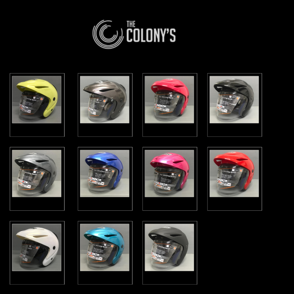 HELM INK HALF FACE HALFFACE CX22 CX 22| HELM INK HALF FACE TOPI| HELM INK CUCUK ORI SNI DOT M L XL