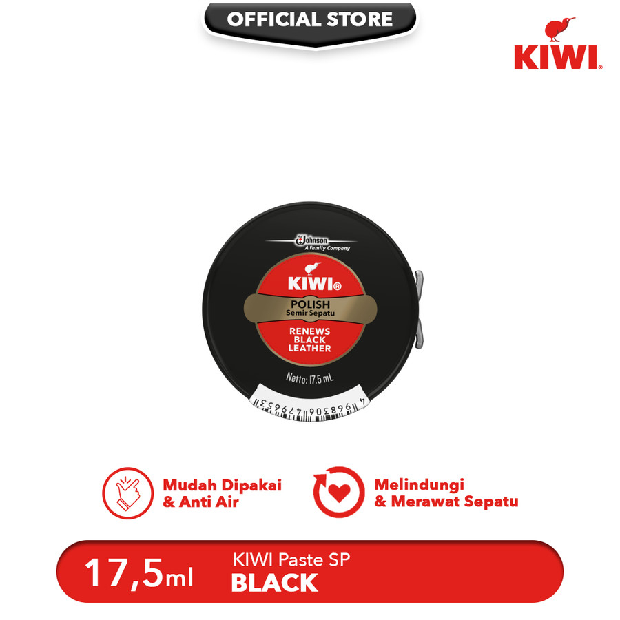 KIWI Paste SP Black 17,5ml Semir / Perawatan sepatu Klasik Kulit Hitam
