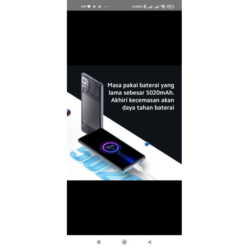 Xiaomi Redmi Note 10 Pro 6/128 Garansi resmi TAM